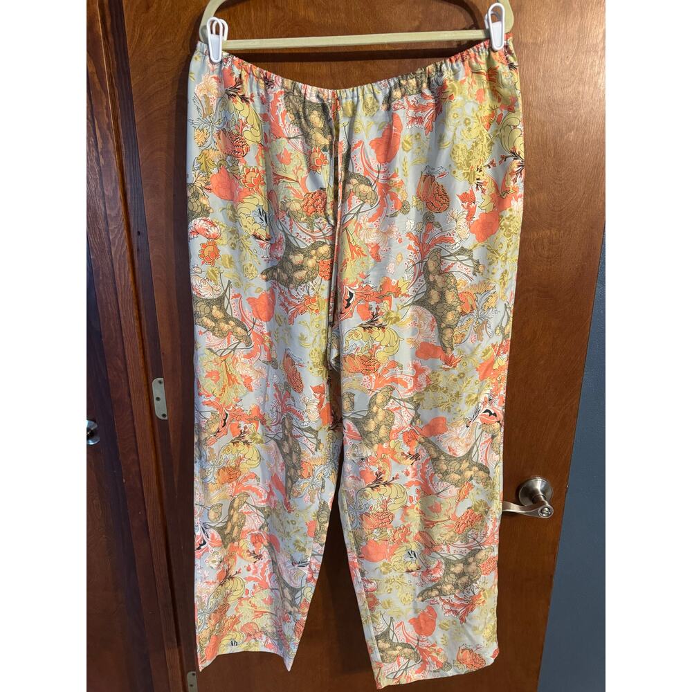 100% Silk 2XL Women’s pajama pants